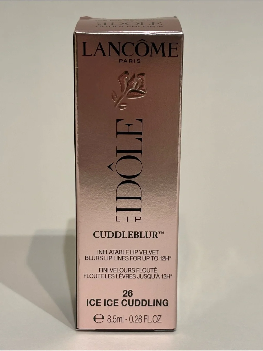 Lancôme Lip Idôle CuddleBlur Lip Velvet Blurring Matte 26 Ice Ice Cuddling